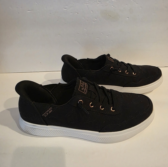 Skechers Womens Hands Free  Black  Shoes Sneakers Size 9.5 - Picture 3 of 6
